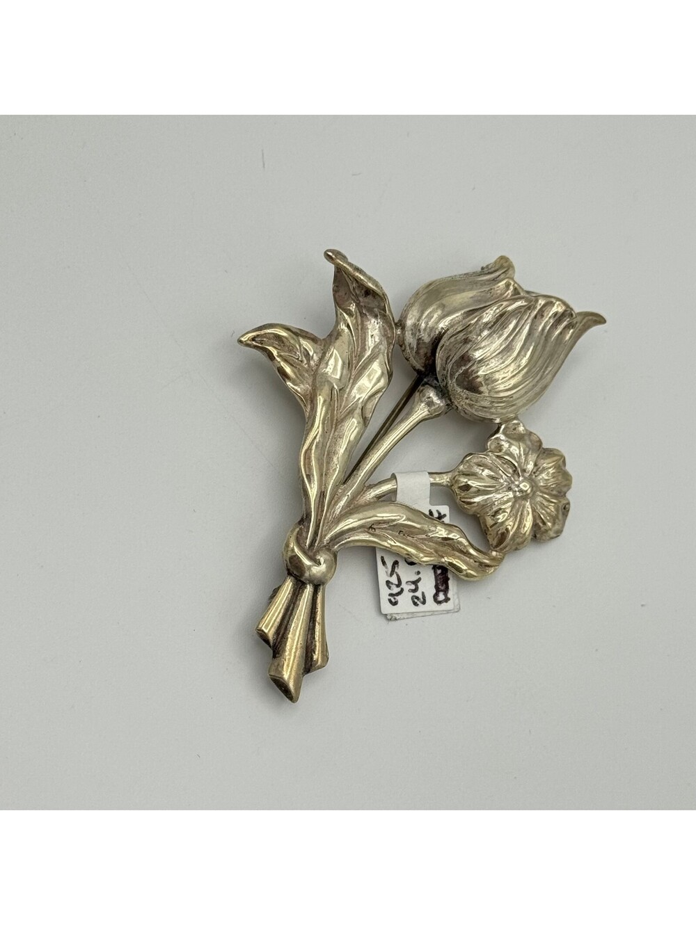 Sterling Silver Bouquet Brooch